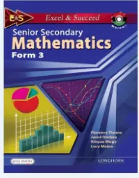 Maths Excell And Succeed Book 3