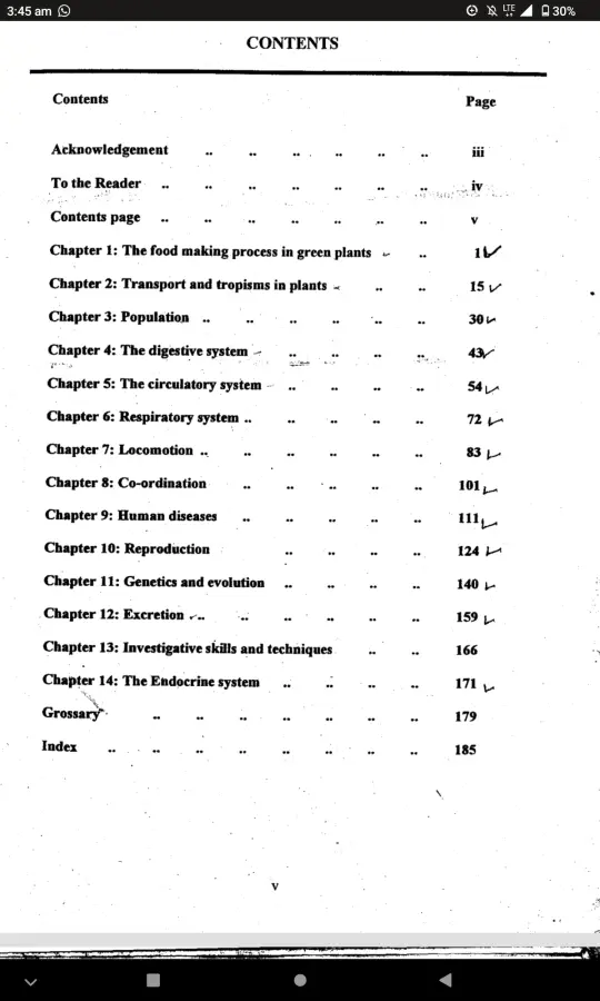 Oyimbo Senior Biology