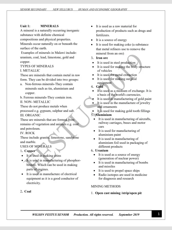 Human And Economic Geography