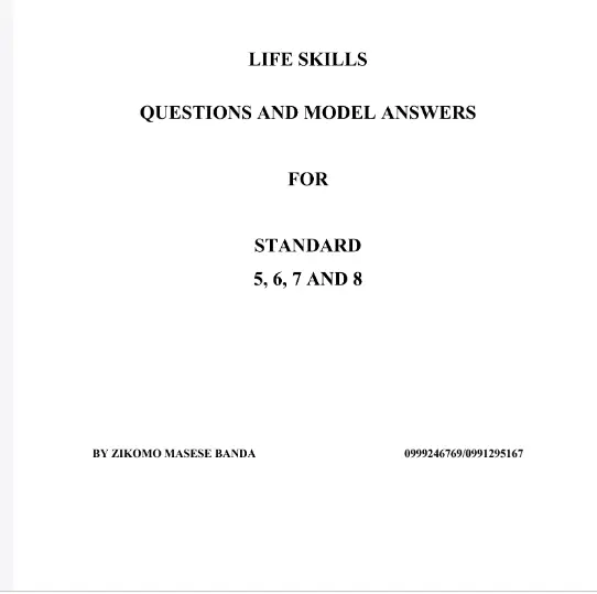 PSCLE Life Skills Questions and model Answers