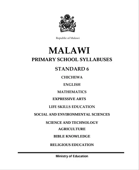 PRIMARY SCHOOL SYLLABUSES  STANDARD 6
