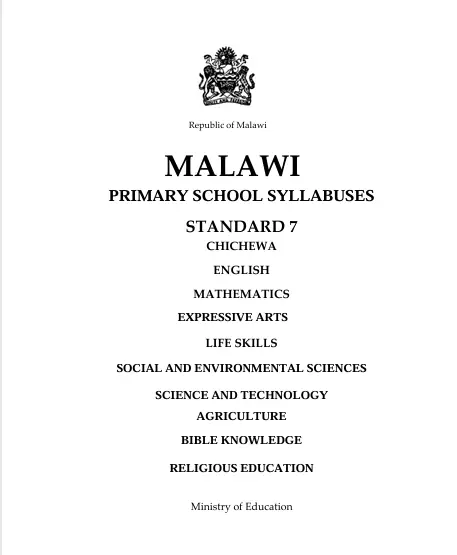 PRIMARY SCHOOL SYLLABUSES  STANDARD 7