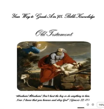 Bible Knowledge Study Notes For Form 1